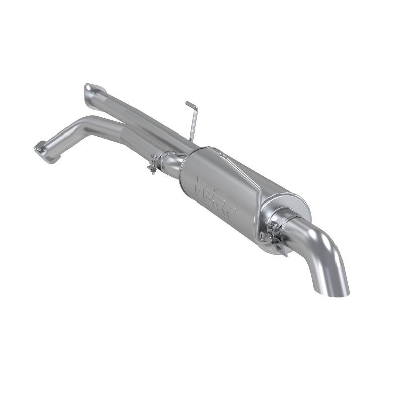 MBRP S5318AL 07-08 Toyota Tundra Cat Back Turn Down Single Side Aluminized Exhaust