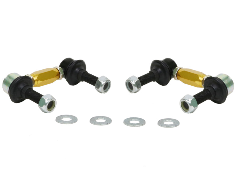 Whiteline KLC180-090 Universal Sway Bar Link Assembly Heavy Duty Adjustable Ball/Ball Style