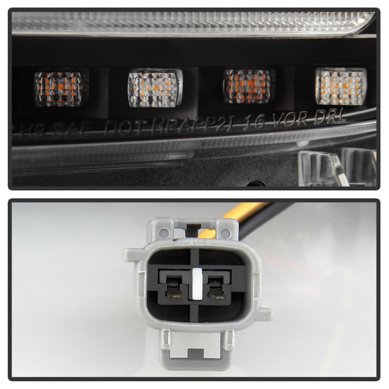 SPYDER 5088390 Spyder 16-20 Toyota Tacoma LED Model Only High-Power LED Headlights - Black PRO-YD-TT16LEDAP-BK