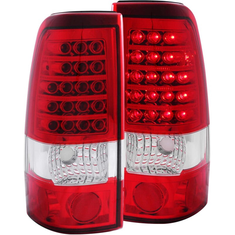 ANZO 311010 1999-2007 Chevrolet Silverado 1500 LED Taillights Red/Clear