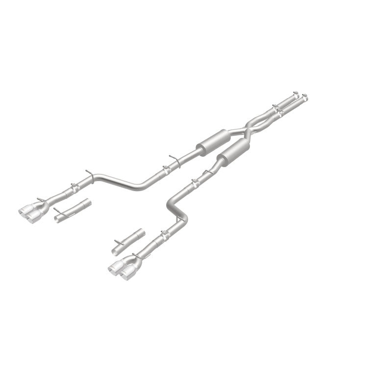 Magnaflow 19217 MagnaFlow Cat-Back, SS, 2.5in, Quad Split Rear 3.5in Tip 2015 Dodge Challenger 3.6L V6