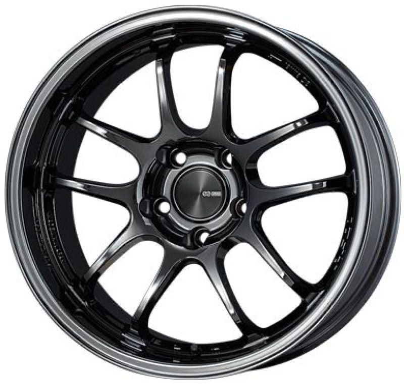 Enkei 489-8105-6522SBK PF01EVO 18x10.5 22mm Offset 5x114.3 75mm Bore SBK Wheel Special Order / No Cancel