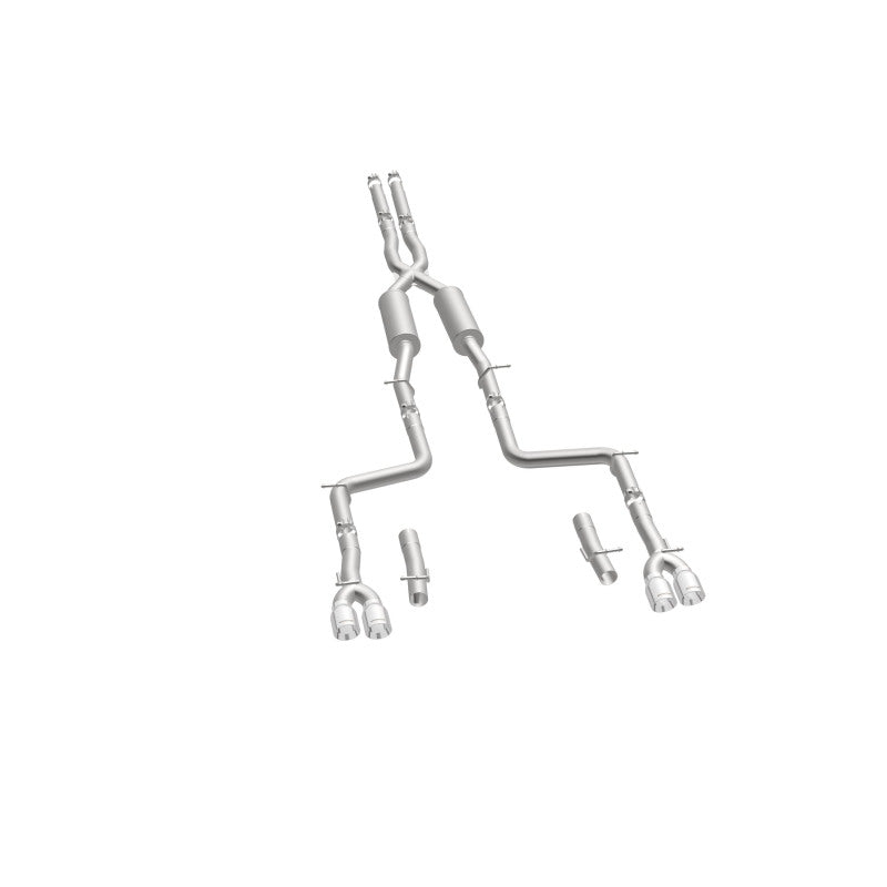 Magnaflow 19217 MagnaFlow Cat-Back, SS, 2.5in, Quad Split Rear 3.5in Tip 2015 Dodge Challenger 3.6L V6