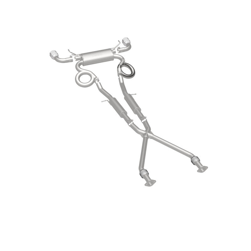Magnaflow 19135 MagnaFlow Cat-Back 09-17 Nissan 370Z V6 3.7L Street Series SS 2.25in Dual Split Rear Exit Exhaust