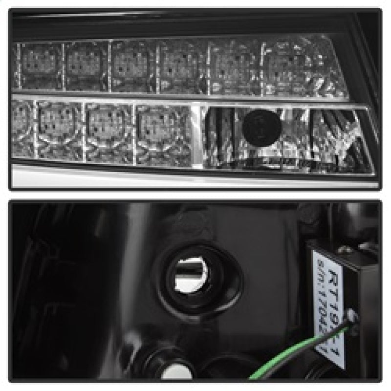 SPYDER 5085160 Spyder 09-12 Audi A6 LED Tail Lights - Black (ALT-YD-AA609-LED-BK)