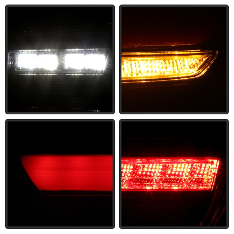 SPYDER 5088307 Spyder BMW 3 Series F30 2012-2018 Full LED Tail Lights (ALT-YD-BMWF3012-SEQ-BK) - Black