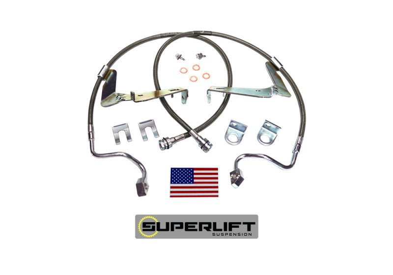 Superlift 91560 08-10 Ford F-250/F-350 w/ 6-10in Lift Kit (Pair) Bullet Proof Brake Hoses