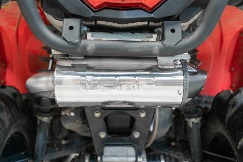 MBRP AT-9214PT 15-Up Can-Am OUtlander 450/500/570 US Market Only 5in Performance Series T304 Slip-on Exhaust