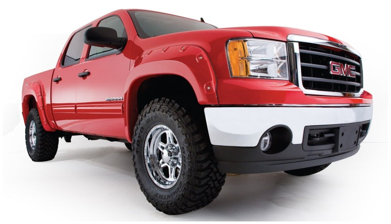 Bushwacker 40928-02 07-13 GMC Sierra 1500 Fleetside Boss Pocket Style Flares 4pc 78.7/97.6in Bed - Black