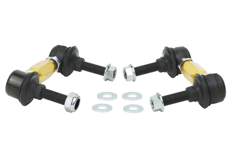Whiteline KLC140-090 Universal Swaybar Link Kit-Heavy Duty Adjustable Ball Joint