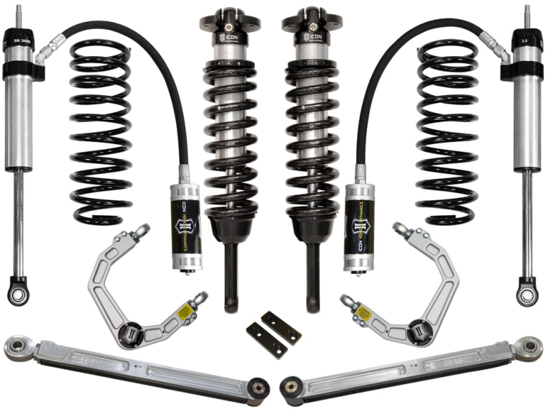 ICON K53054 03-09 Toyota 4Runner/FJ 0-3.5in Stage 4 Suspension System w/Billet Uca