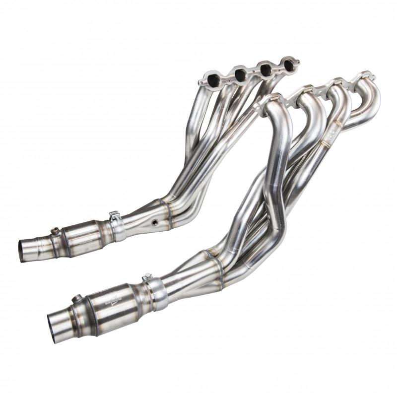 Kooks Headers 2260H430 Kooks 2016+ Chevrolet Camaro SS 1 7/8in x 3in SS Longtube Headers w/ Green Catted Connection Pipes
