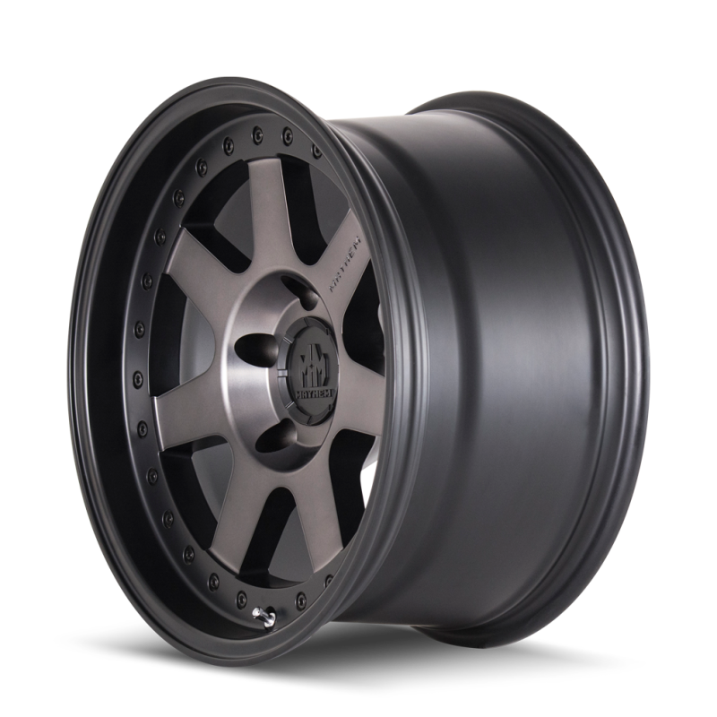 Mayhem 8300-2978TM 8300 Prodigy 20x9 / 8x180 BP / 0mm Offset / 130.8mm Hub Matte Black w/ Dark Tint Wheel