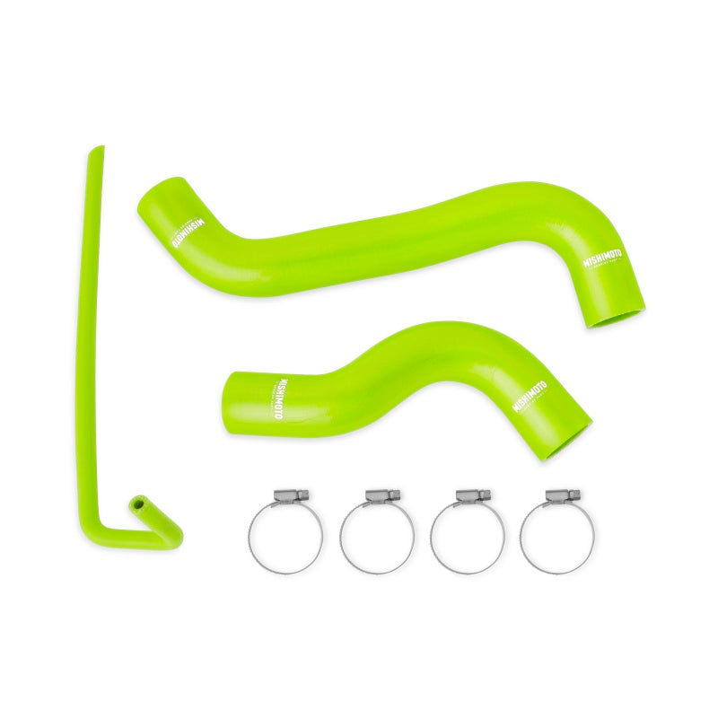 Mishimoto MMHOSE-WRX-15NY 2015+ Subaru WRX Silicone Radiator Coolant Hose Kit - Neon Yellow