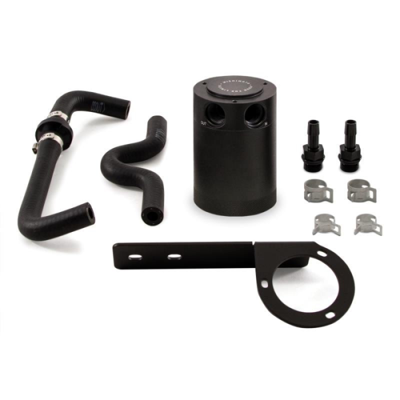 Mishimoto MMBCC-CTR-17PBEBK2 2017+ Honda Civic Type R Baffled Oil Catch Can Kit - Black