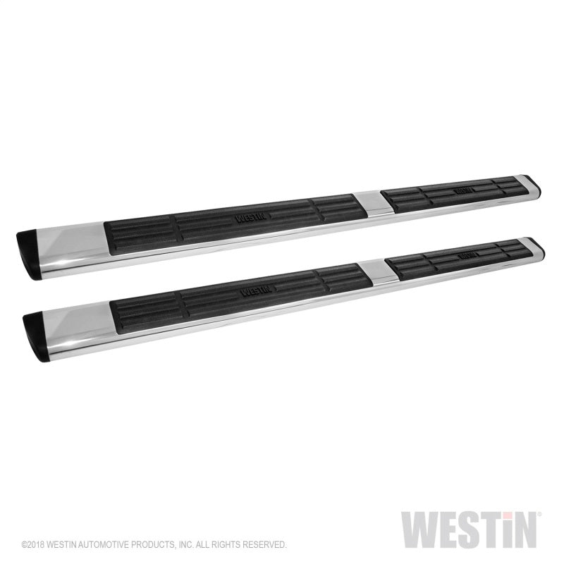 Westin 22-6020 Premier 6 in Oval Side Bar - Stainless Steel 75 in - Stainless Steel