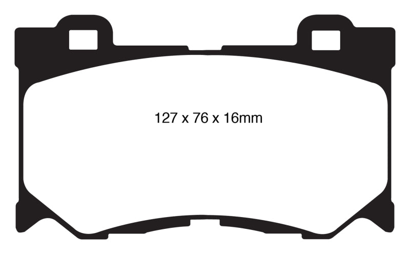 EBC DP31823C 08-13 Infiniti FX50 5.0 Redstuff Front Brake Pads