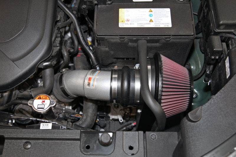 K&N Engineering 69-5313TS K&N 14-16 Kia Soul L4 2.0L Typhoon Cold Air Intake Aluminum Silver