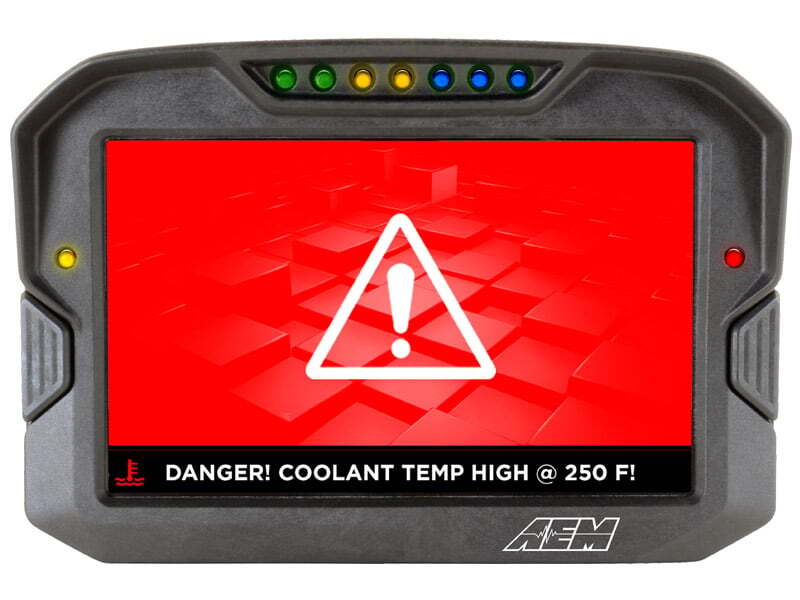 AEM 30-5700 CD-7 Non Logging Race Dash Carbon Fiber Digital Display (CAN Input Only)