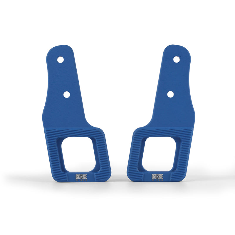 Mishimoto BNTH-F150-17BL 2017+ Ford Raptor / 2009+ Ford F150 Borne Off-Road Billet Tow Hooks - Blue