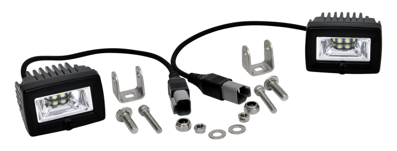 KC HiLiTES 519 C-Series C2 LED 2in. Backup Area Flood Light 20w (Pair Pack System) - Black