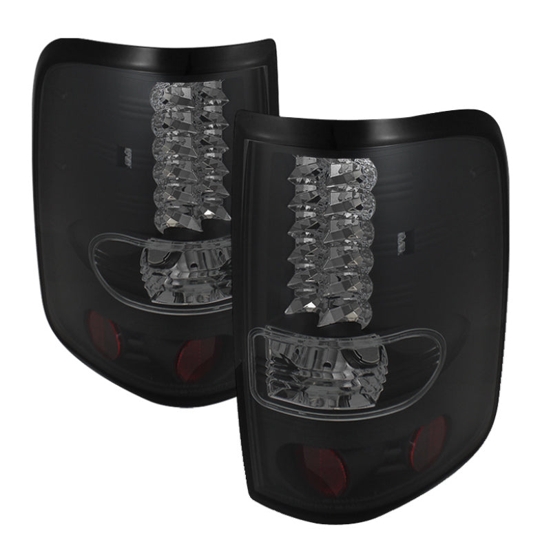 SPYDER 5078131 Spyder Ford F150 side 04-08 (Not Fit Heritage & SVT)LED Tail Lights Blk Smke ALT-YD-FF15004-LED-BSM