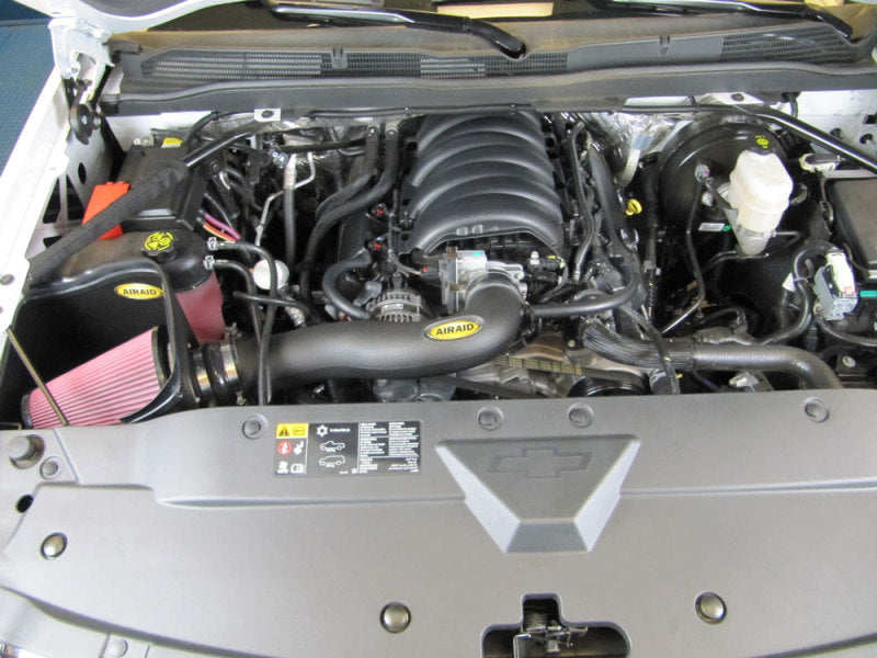 Airaid 200-285 2014 GM 1500 Pickup/ 2015 GM Tahoe/Yukon 5.3L MXP Intake System w/ Tube (Oiled / Red Media)