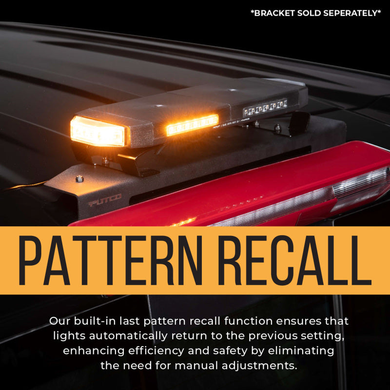 Putco 950116 16in Hornet Light Bar - (Amber) LED Stealth Rooftop Strobe Bar