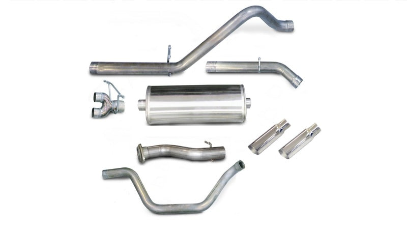 CORSA Performance 24199 Corsa 2007-2008 Chevrolet Silverado Crew Cab/Short Bed 1500 5.3L V8 Polished Sport Cat-Back Exhaust