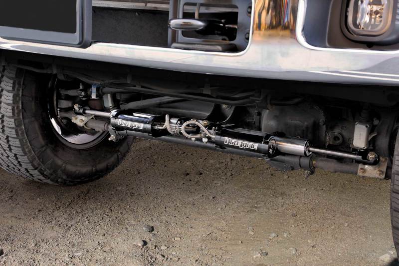 Fabtech FTS221162 05-21 Ford F250/350 4WD Dual Steering Stabilizer System (Opposing Style) w/DL 2.25 Res Shock