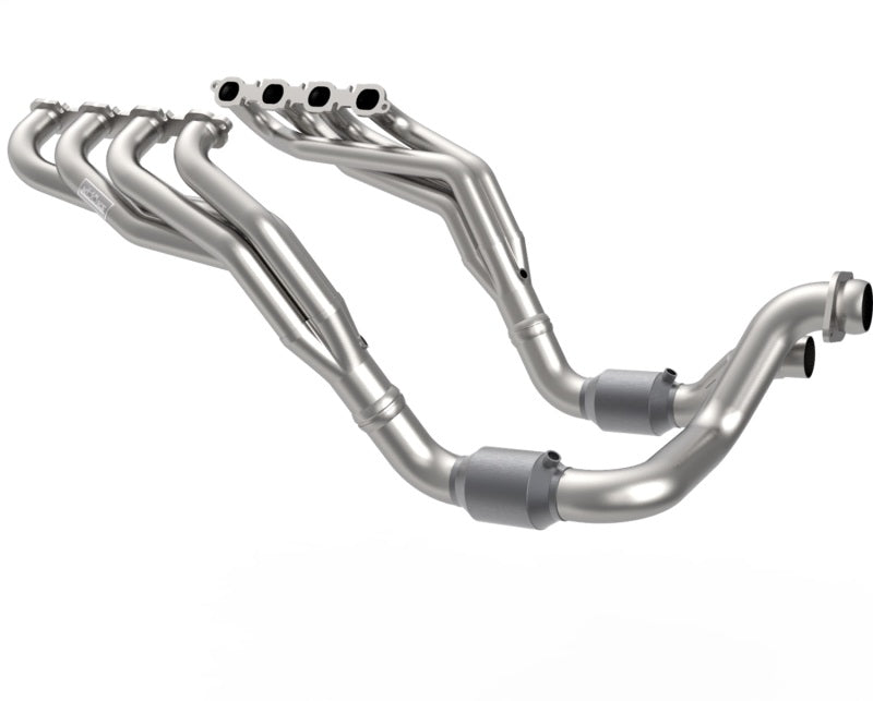 Kooks Headers 1400H430 Kooks 20-22 Ford F250 7.3L V8 / Ford F350 7.3L V8 1-7/8in x 3in SS Headers w/ Green Catted Conn