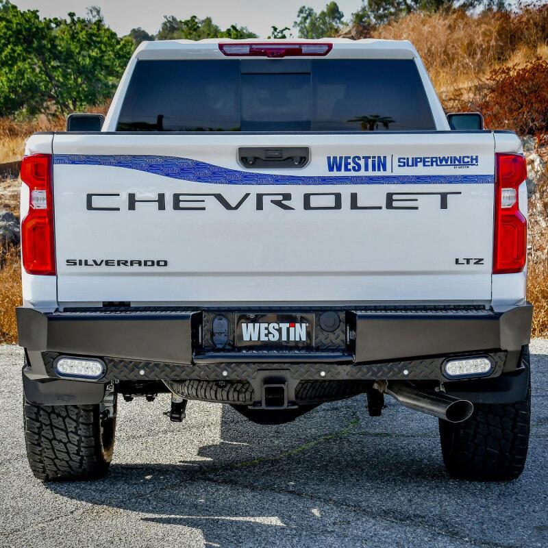 Westin 58-341185 19-20 Chevy Silverado 1500 HDX Bandit Rear Bumper - Black
