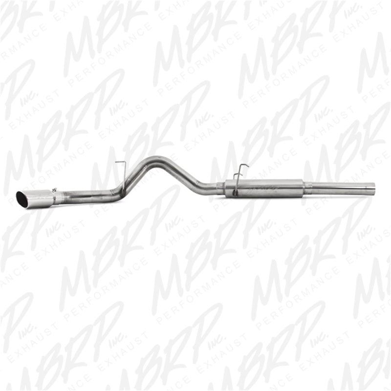 MBRP S6108409 2004.5-2007 Dodge 2500/3500 Cummins 600/610 Cat Back Single Side