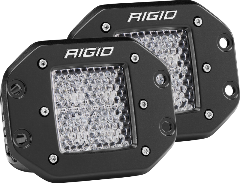 Rigid Industries 212513 Dually - Flush Mount - 60 Deg. Lens - Set of 2