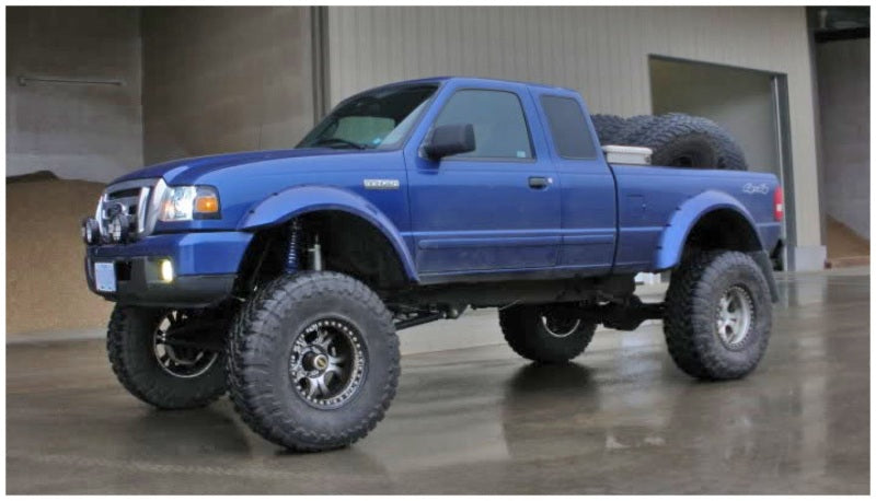 Bushwacker 21028-11 93-11 Ford Ranger Styleside Cutout Style Flares 2pc 72.0/84.0in Bed - Black