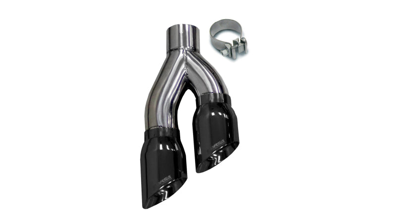 CORSA Performance 14031BLK Corsa 1999-2006 Universal Stainless Steel Twin 4.0in Black PVD Pro-Series Tip