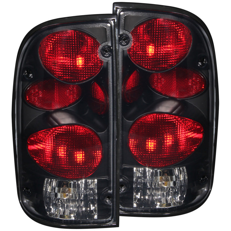 ANZO 211180 1995-2000 Toyota Tacoma Taillights Dark Smoke G2