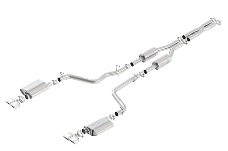 Borla 140708 09-14 Dodge Challenger R/T 5.7L RWD 2Dr. 2.5in. ATAK CB Exhaust - Dual Split Rear Exit