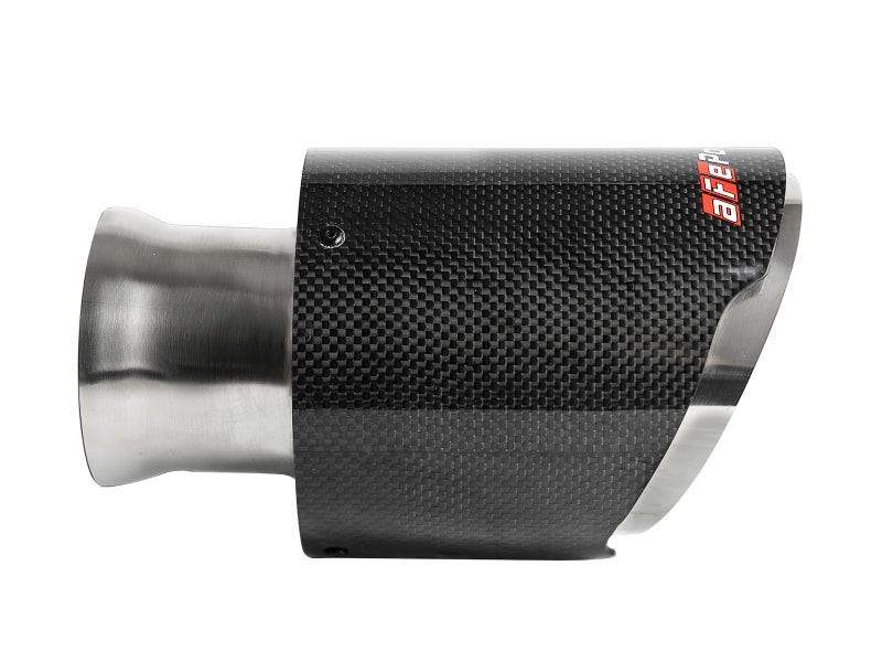 aFe 49C32068-C MACH Force-XP 4-1/2in Carbon Fiber OE Replacement Exhaust Tips - 15-19 Dodge Charger/Hellcat