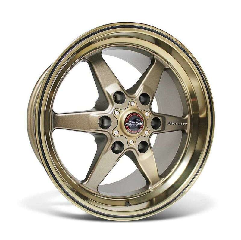 Race Star 93-795852BZ 93 Truck Star 17x9.5 6x5.50BC 6.125BS Direct Drill Dark Star Bronze Wheel