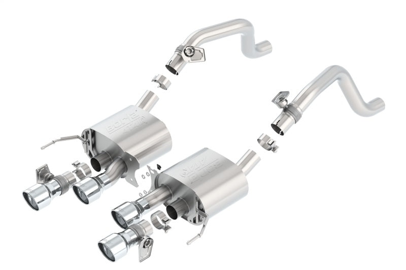 Borla 11875 2014 Chevrolet Corvette C7 6.2L 8cyl ATAK Exhaust w/ NPP Dual Mode (rear section only)