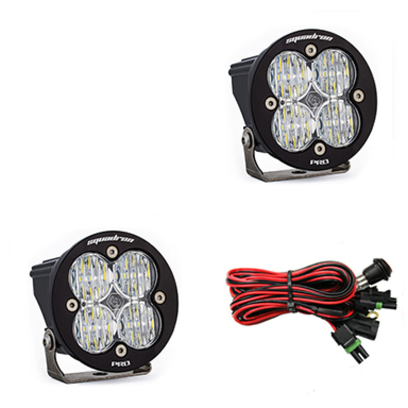 Baja Designs 597805 Squadron R Pro Wide Cornering Pair LED Light Pods - Clear
