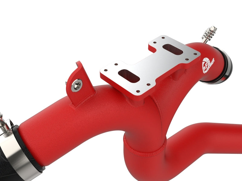 aFe 46-20508-R AFE 2018-2020 Kia Stinger 19-22 G70 BladeRunner 3in Aluminum Hot Charge Pipe Red