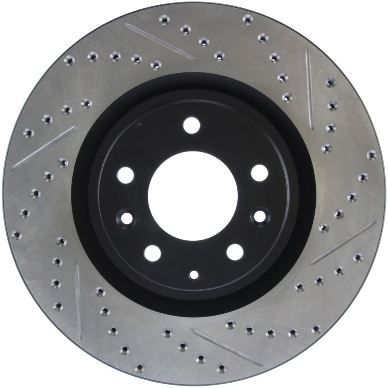 Stoptech 127.45071L StopTech 04-09 Mazda RX-8 Slotted & Drilled Left Front Rotor