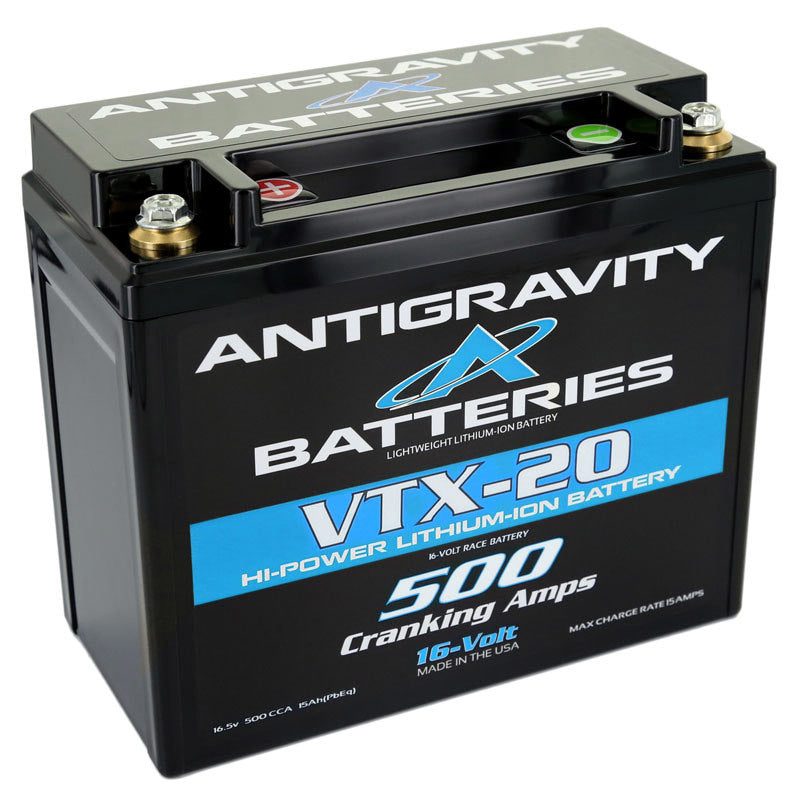 Antigravity Batteries AG-VTX-20-R Antigravity Special Voltage YTX12 Case 16V Lithium Battery - Right Side Negative Terminal