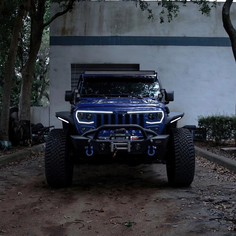 ORACLE Lighting 5837-PRO Oracle VECTOR Series Full LED Grille - Jeep Wrangler JL/JT - NA SEE WARRANTY