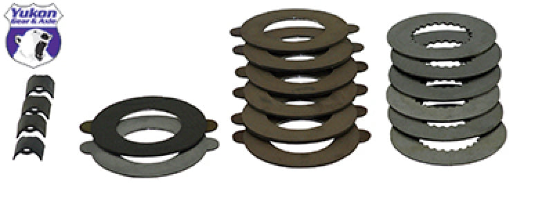 Yukon Gear & Axle YPKGM12-PC-18 Yukon Gear 18 Plate Steel Clutches For GM 8.2in / GMin / 12T / 12P / Ford 8.8in & Cast Iron Vette
