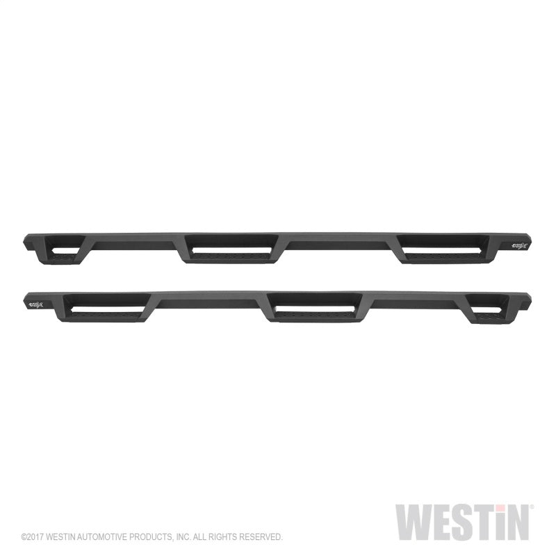 Westin 56-534015 99-16 Ford F-250/350/450/550 CC (6.75ft Bed) HDX Drop Whl to Whl Nerf Step Bars - Text Blk