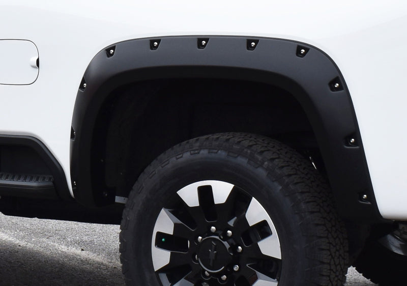 Bushwacker 40154-02 20-24 Chevy Silverado 2500 HD Pocket Style Flares 2pc - Black