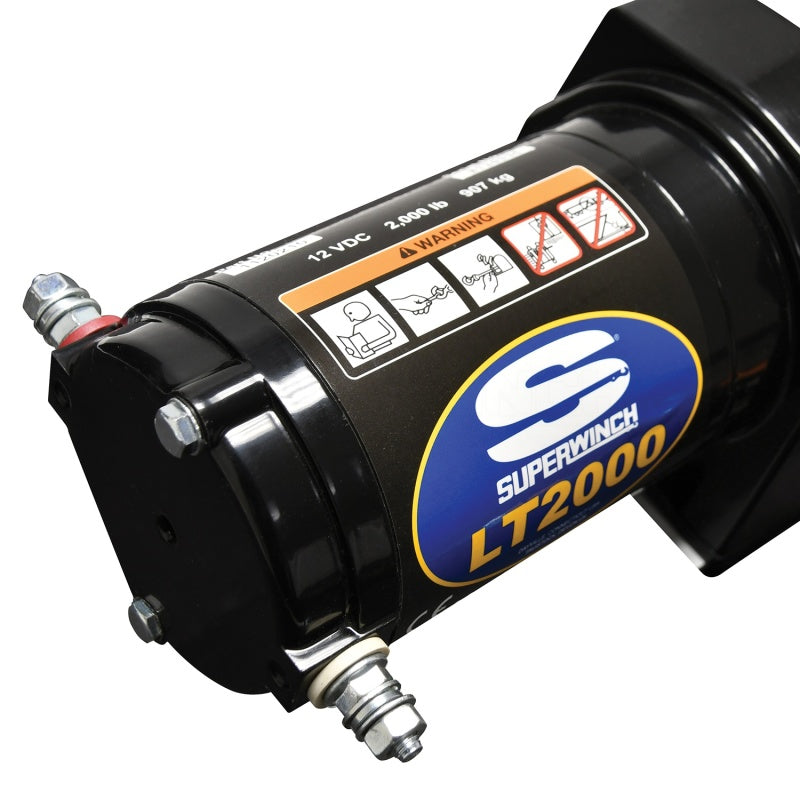 Superwinch 1120210 2000 LBS 12V DC 5/32in x 49ft Steel Rope LT2000 Winch